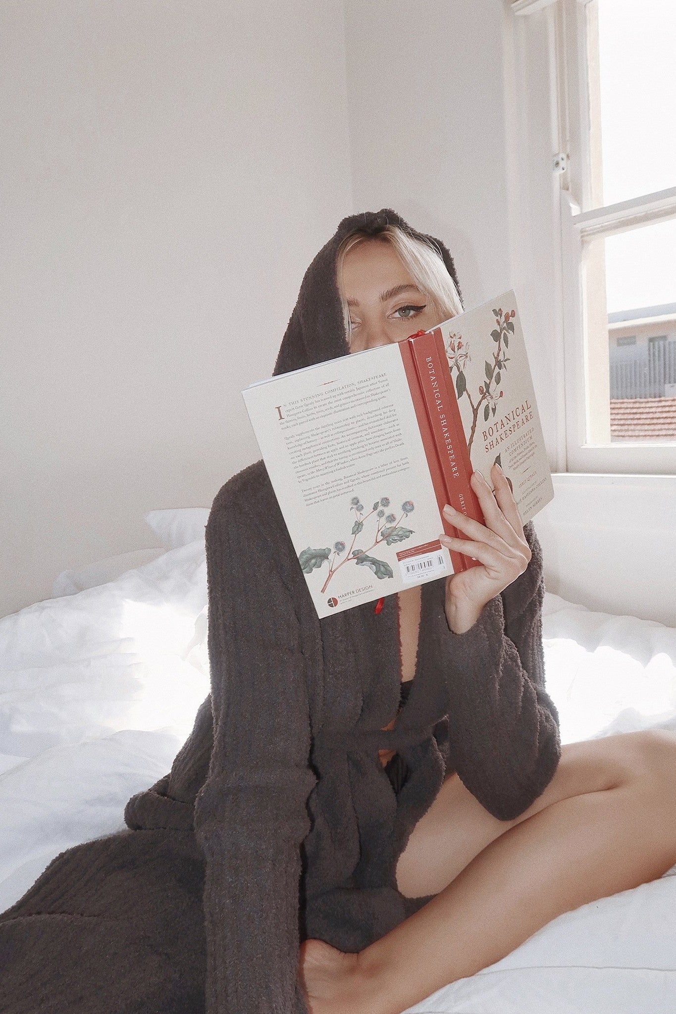 Ultimate Luxe Personalised Robe Charcoal | Homebodii