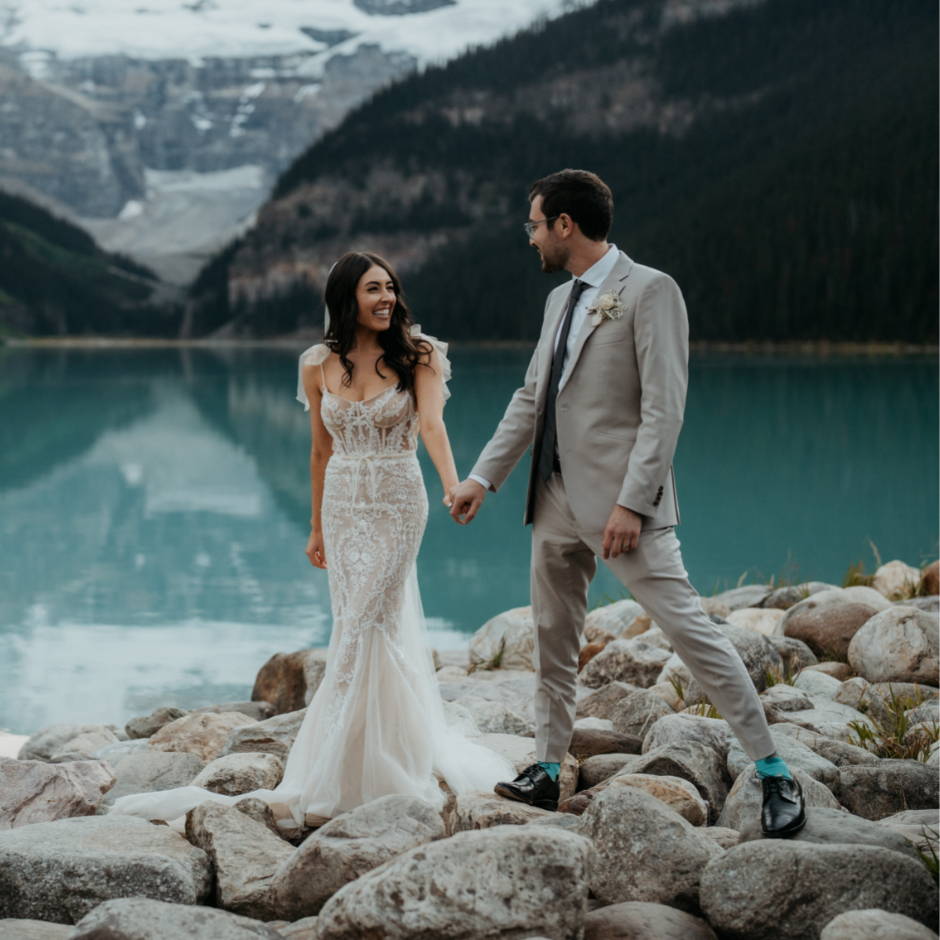 Inside Samantha Pace's Picturesque Lakeside Wedding