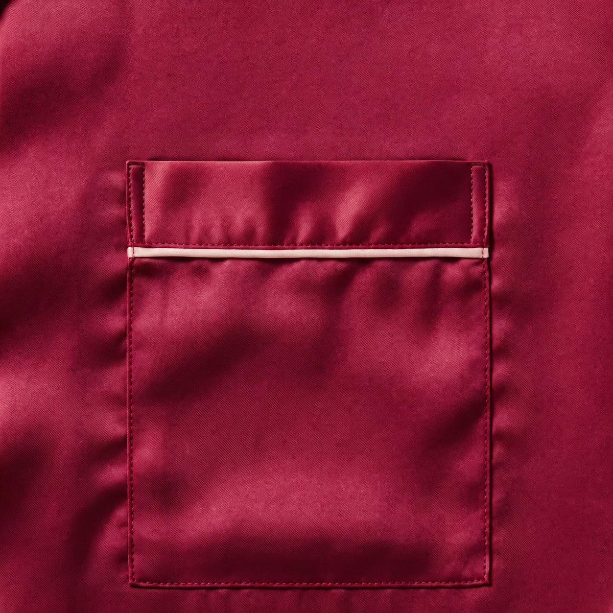 Grace Short Pyjama Set - Burgundy and Rose