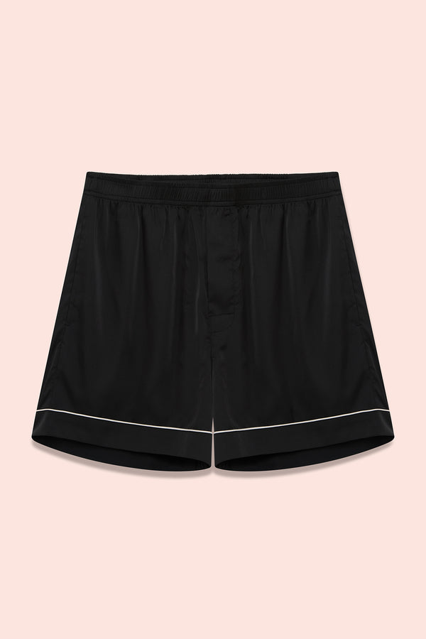 Grace Mens Boxer Shorts - Black