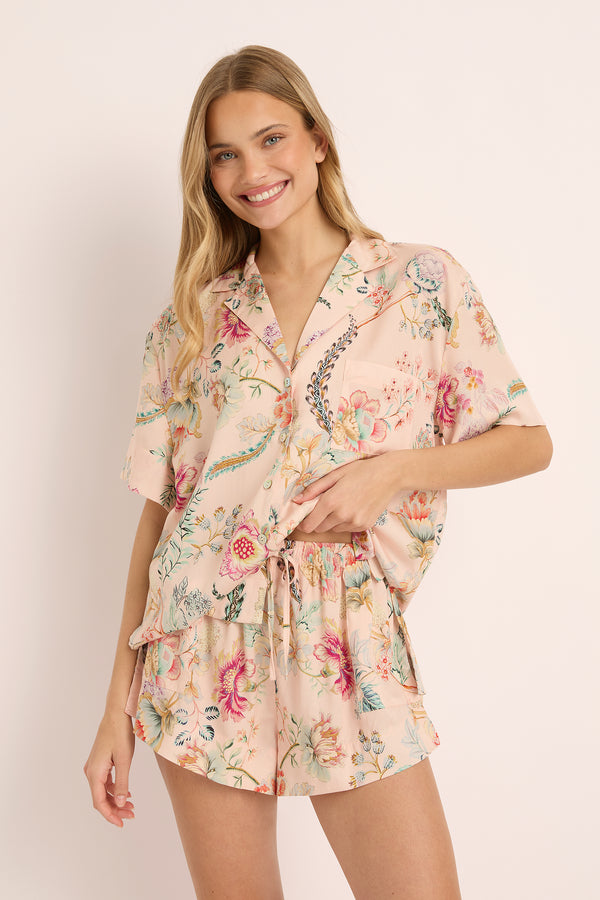 Bijou Short Pyjama - Blush