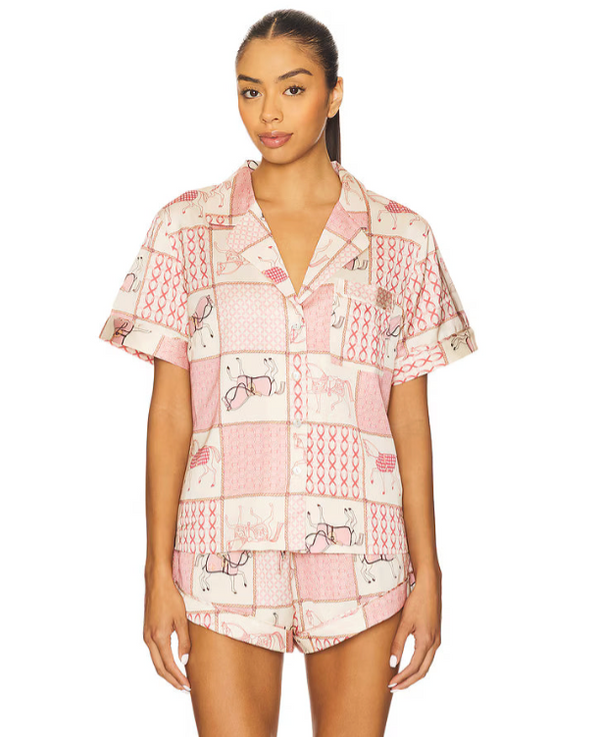 Year of the Horse Equestrian Short Pyjama Set