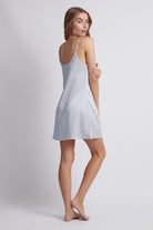 Jasmine Satin Slip  Eggshell Blue | Homebodii