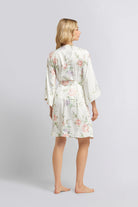 Jasmine Luxury Satin Robe  Sofia Print | Homebodii