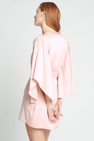Luna Satin Robe  Blush | Homebodii