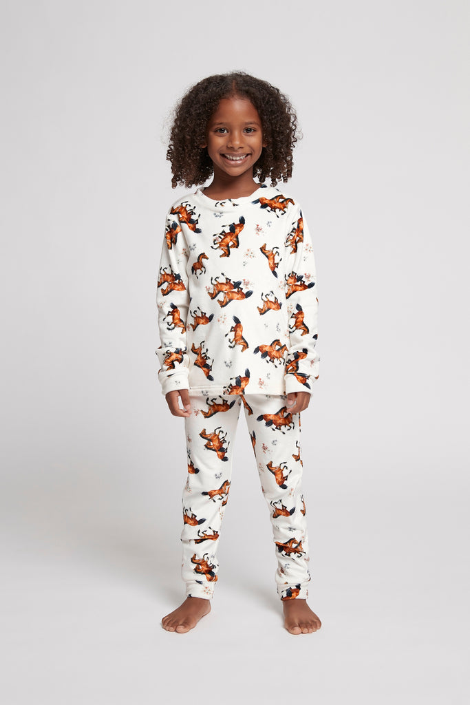 Mojo Knit Fleece Kids Pyjama Set | Homebodii